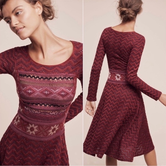 NWT Anthropologie Cecilia Prada Luiza Knit dress - Picture 3 of 16